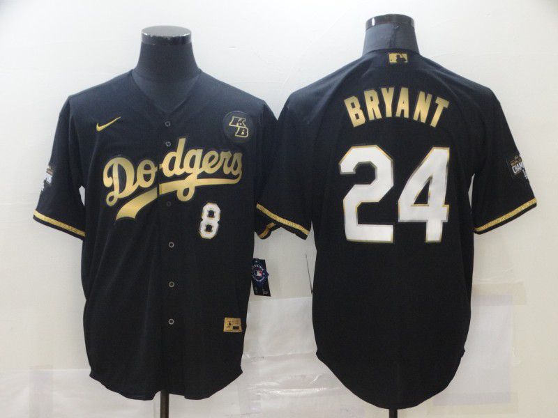 Men Los Angeles Dodgers #24 Bryant Black Game Nike MLB Jerseys->pittsburgh pirates->MLB Jersey